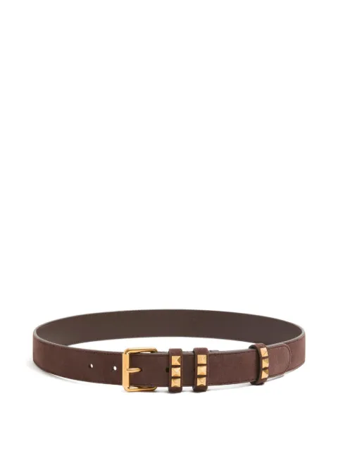 Valentino Garavani Rockstud-embellished suede belt