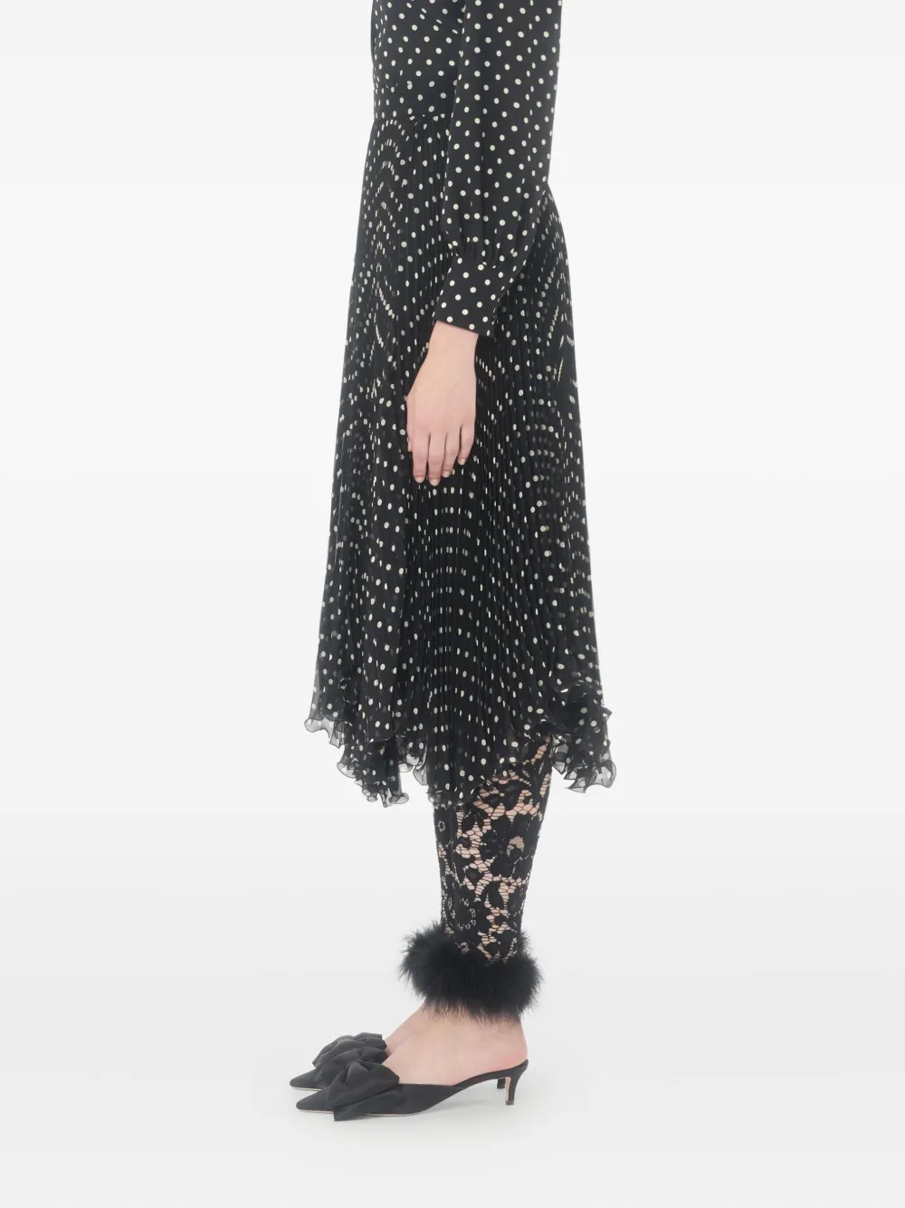 Valentino Asymmetrical Plusdepois Midi Skirt In Multi