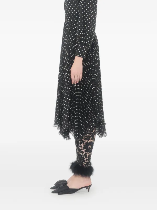Valentino Garavani Asymmetrical Plusdepois Midi Skirt | Black