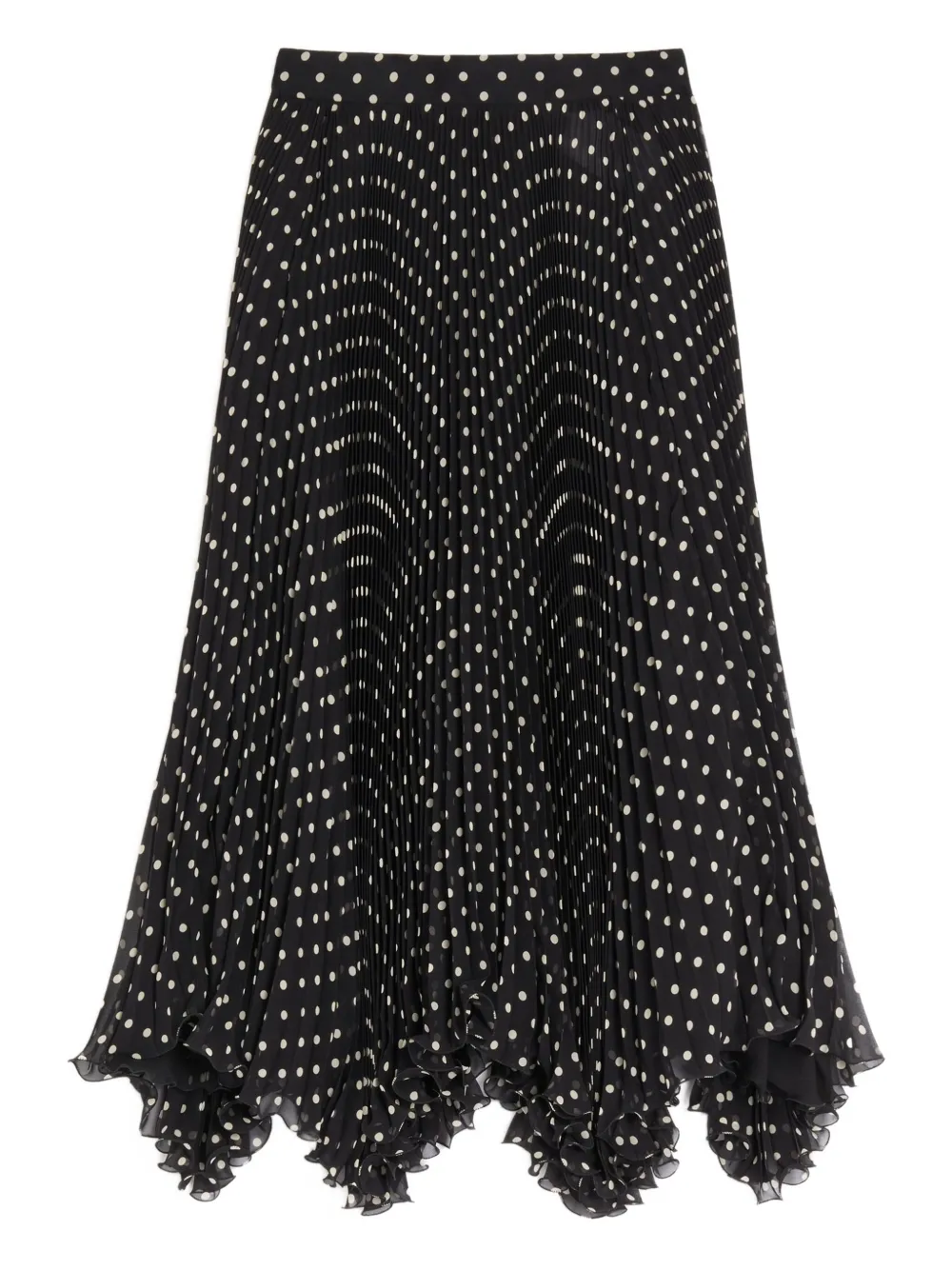 Valentino Asymmetrical Plusdepois Midi Skirt In Multi