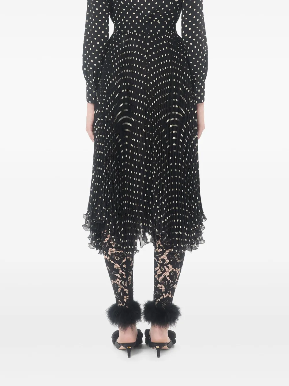 Valentino Asymmetrical Plusdepois Midi Skirt In Multi