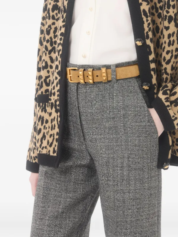 Valentino Garavani ロックスタッズ スエードベルト 30mm