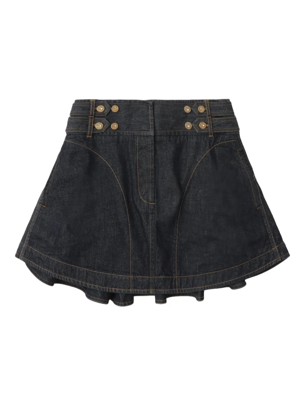 Zimmermann Zim Denim Cargo Mini Skirt Night Sky In Blue
