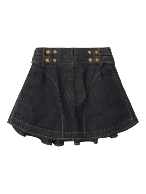 ZIMMERMANN denim mini skirt