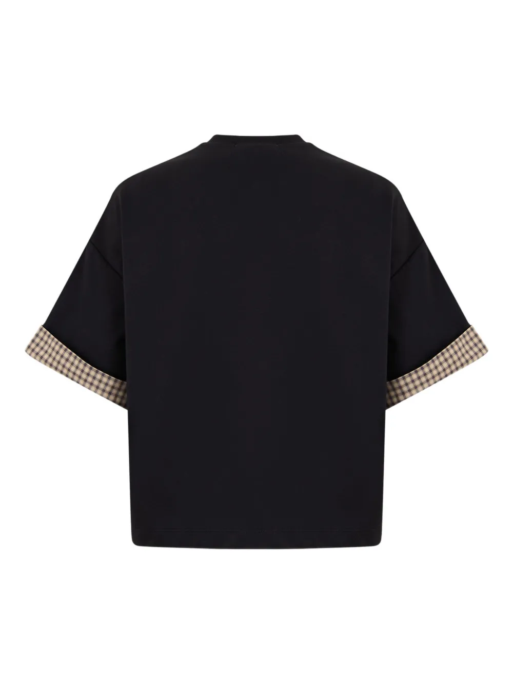 MSGM 格纹衣袖T恤 | T恤 | Image 2