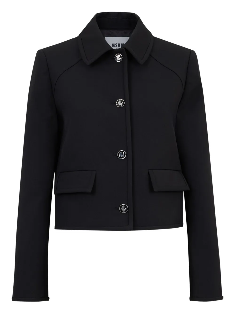 MSGM button-fastening jacket | Black | Image 1
