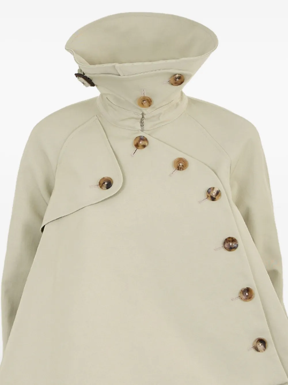 A.W.A.K.E. Mode chamarra de mezclilla con botones | Chamarras ajustadas | Image 2