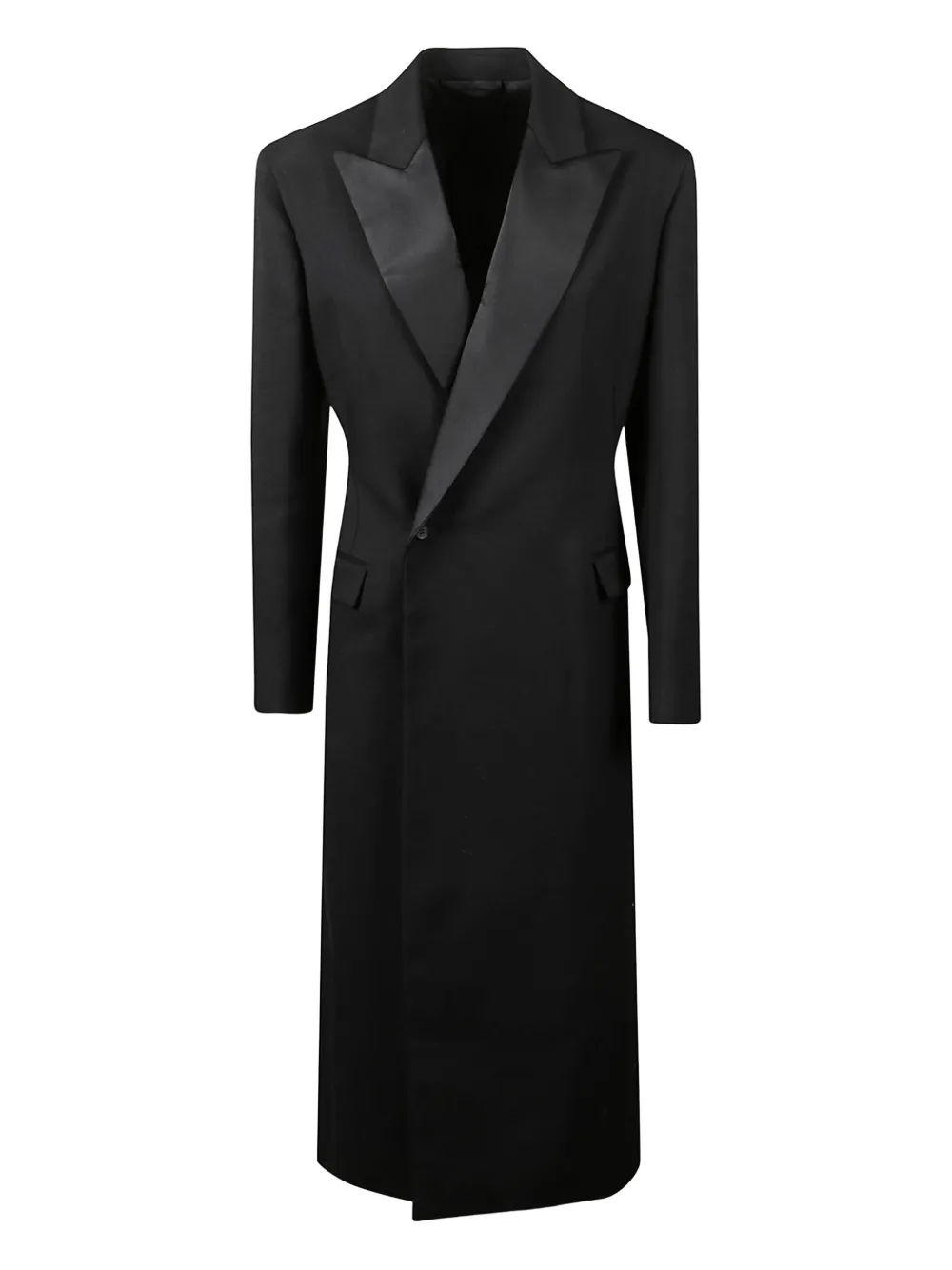 Carven tuxedo wool coat | Black | Image 1