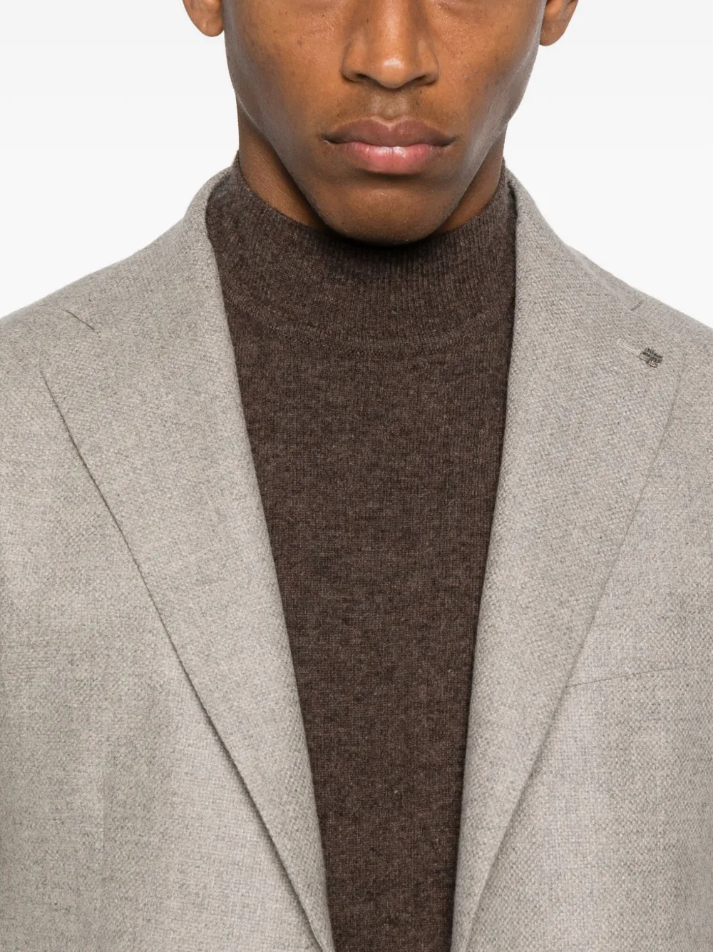 Tagliatore Blazer met zak en knopen Grijs