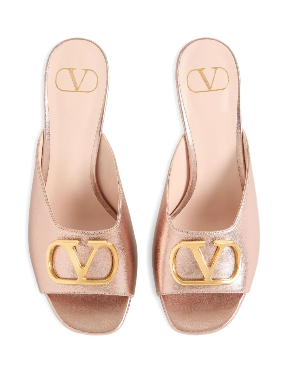 Valentino Garavani 80 mm VLogo Signature sandalen Roze
