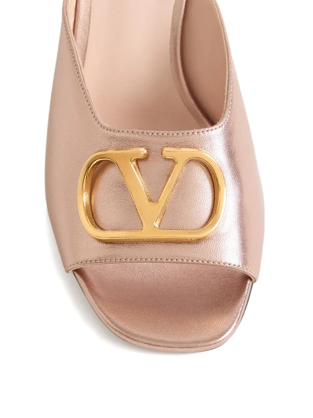 Valentino Garavani 80 mm VLogo Signature sandalen Roze