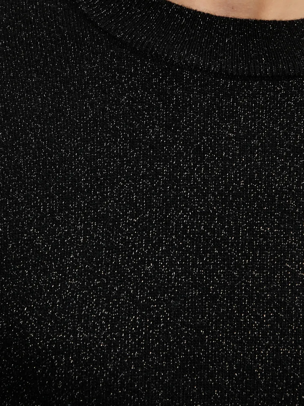 Armani Exchange Sweater met ronde hals Zwart
