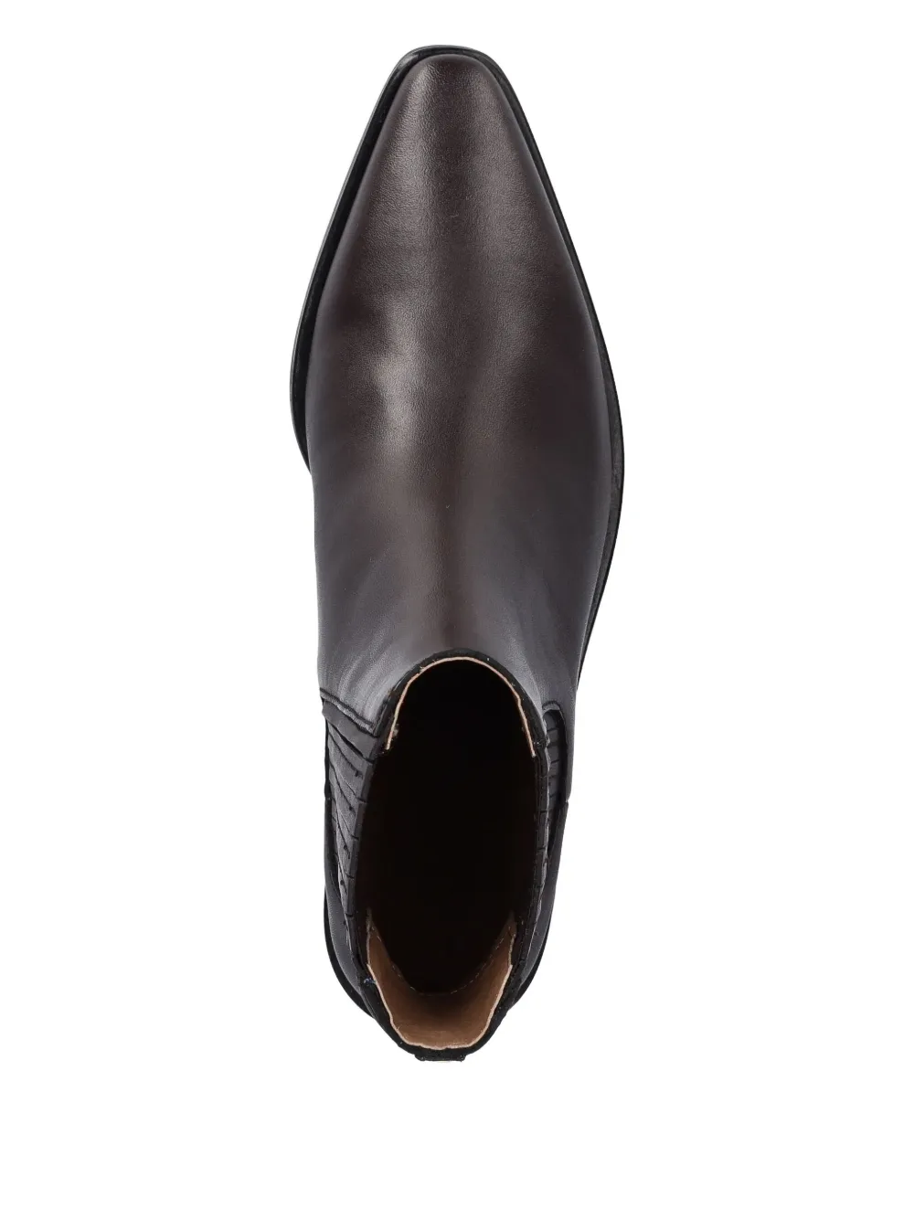 BOSS 60mm enkellaarzen met puntige neus Bruin