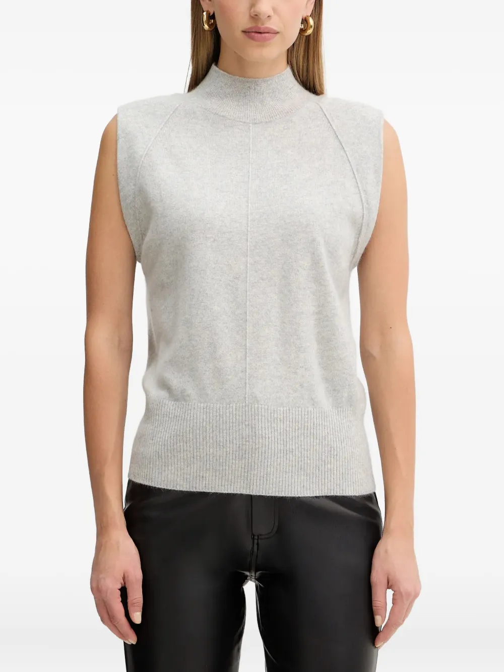 BOSS mock-neck sweater | Grey | Image 1