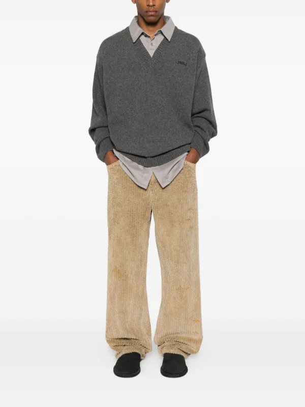 Juun.J Logo Sweater | Grey | FARFETCH