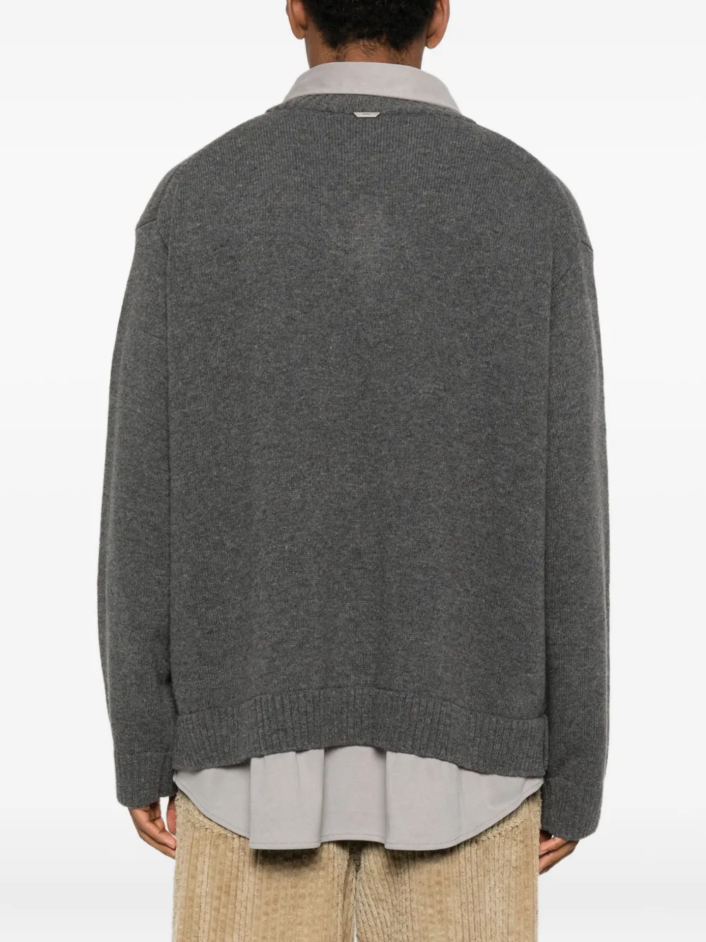 Juun.J Sweater met logo Grijs