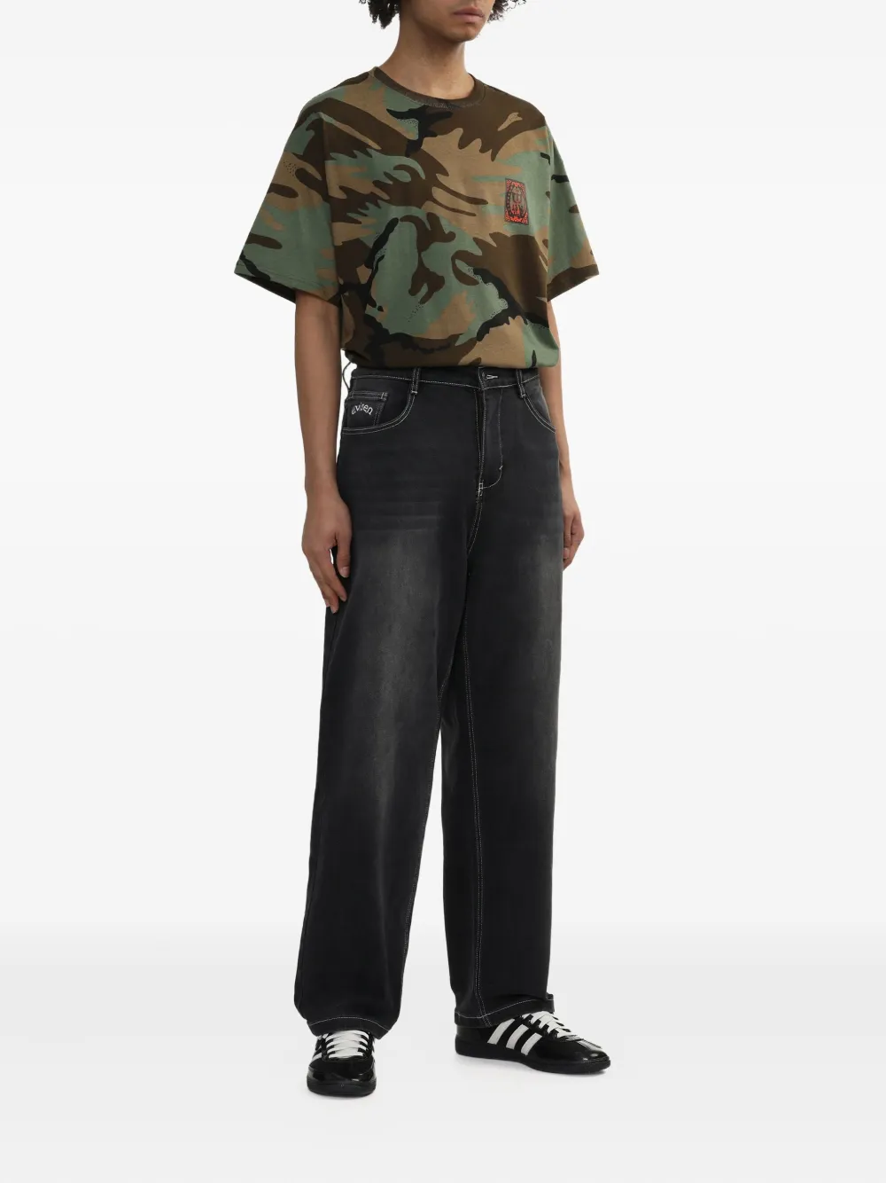 adidas Spezial gestreepte sneakers Zwart