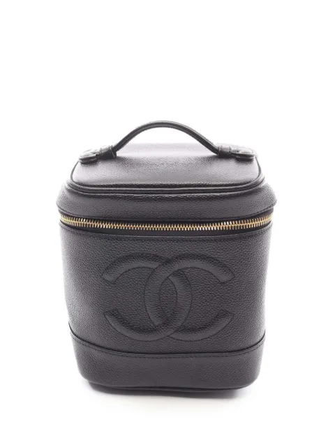CHANEL Pre-Owned 2000-2002 Timeless Caviar vanity bag