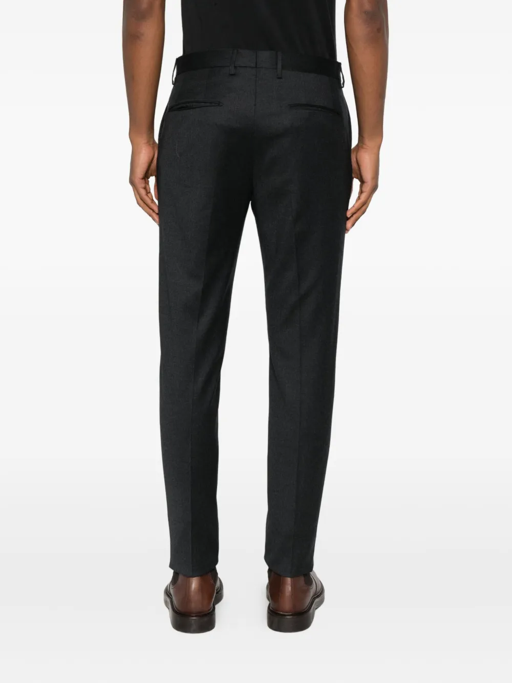 Tagliatore Broek met knoopsluiting Zwart