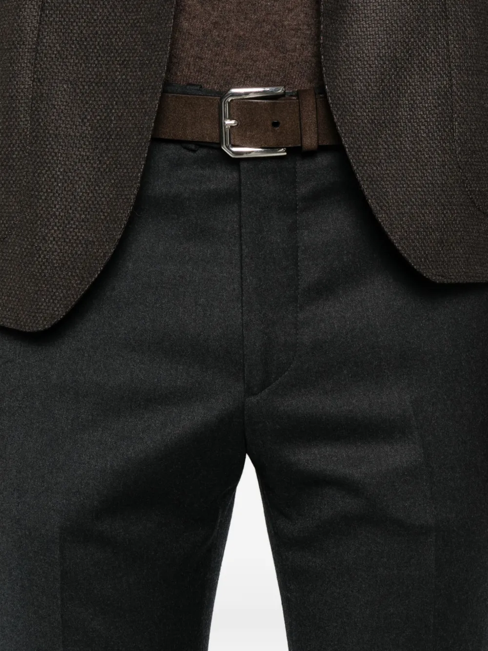 Tagliatore Broek met knoopsluiting Zwart