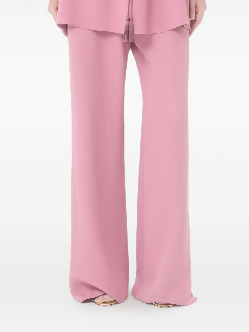 Valentino Garavani Pantaloni Cady con vita elasticizzata - Rosa