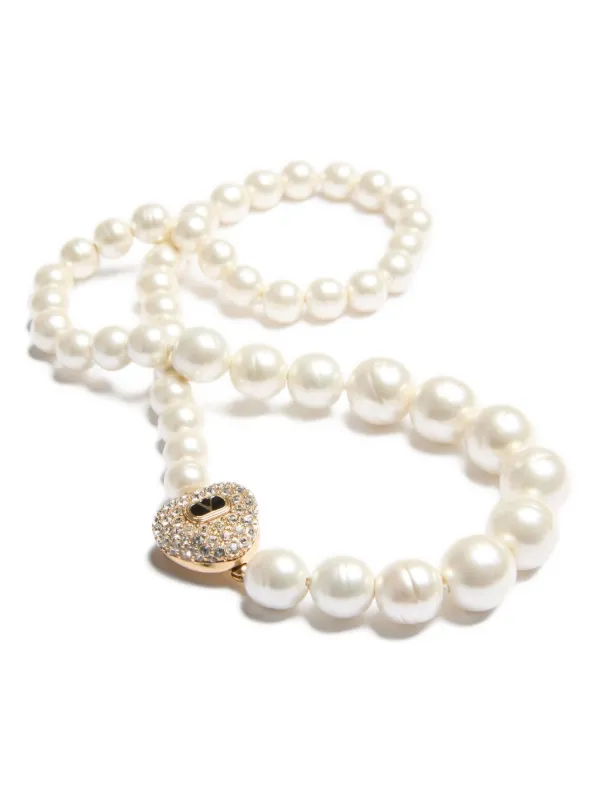 Valentino Garavani Coeur Royal パール ネックレス | ホワイト 