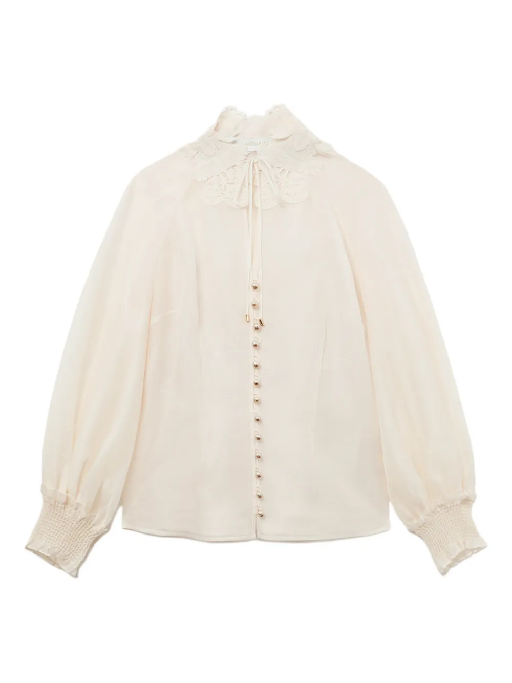 Zimmermann Rebellion Blouse In Neutral