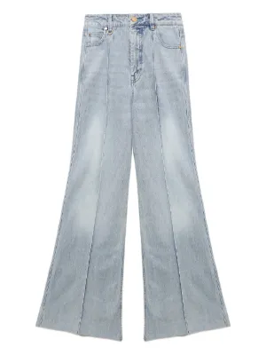 ZIMMERMANN Calça Jeans Flare Com Pingente | Azul | FARFETCH BR