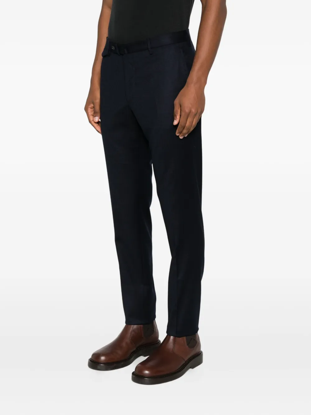 Tagliatore Broek met knoopsluiting Blauw