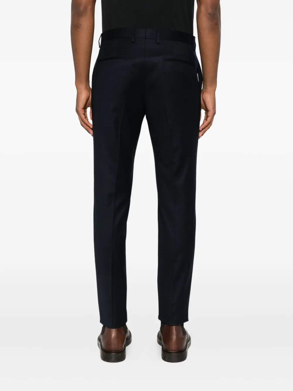 Tagliatore Broek met knoopsluiting Blauw