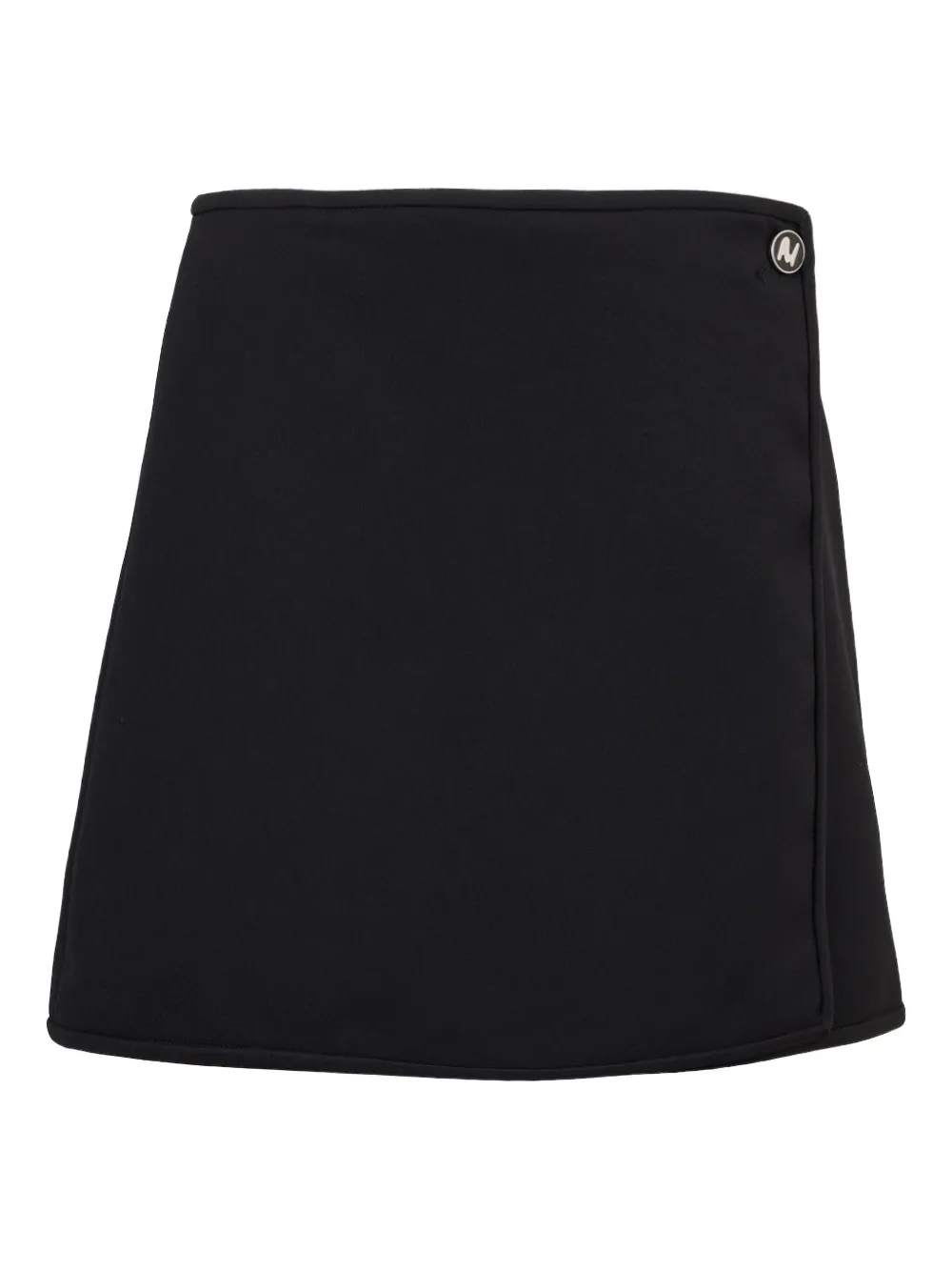 MSGM button-fastening mini skirt | Black | Image 1