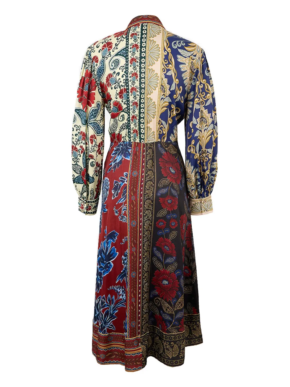 FARM Rio floral-print midi dress - Rood