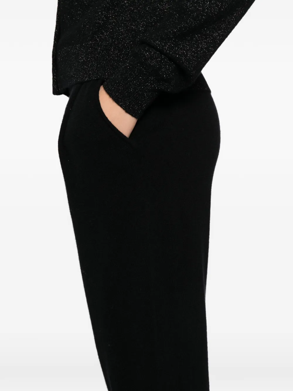 Lisa Yang Jo Knitted Pants In Black