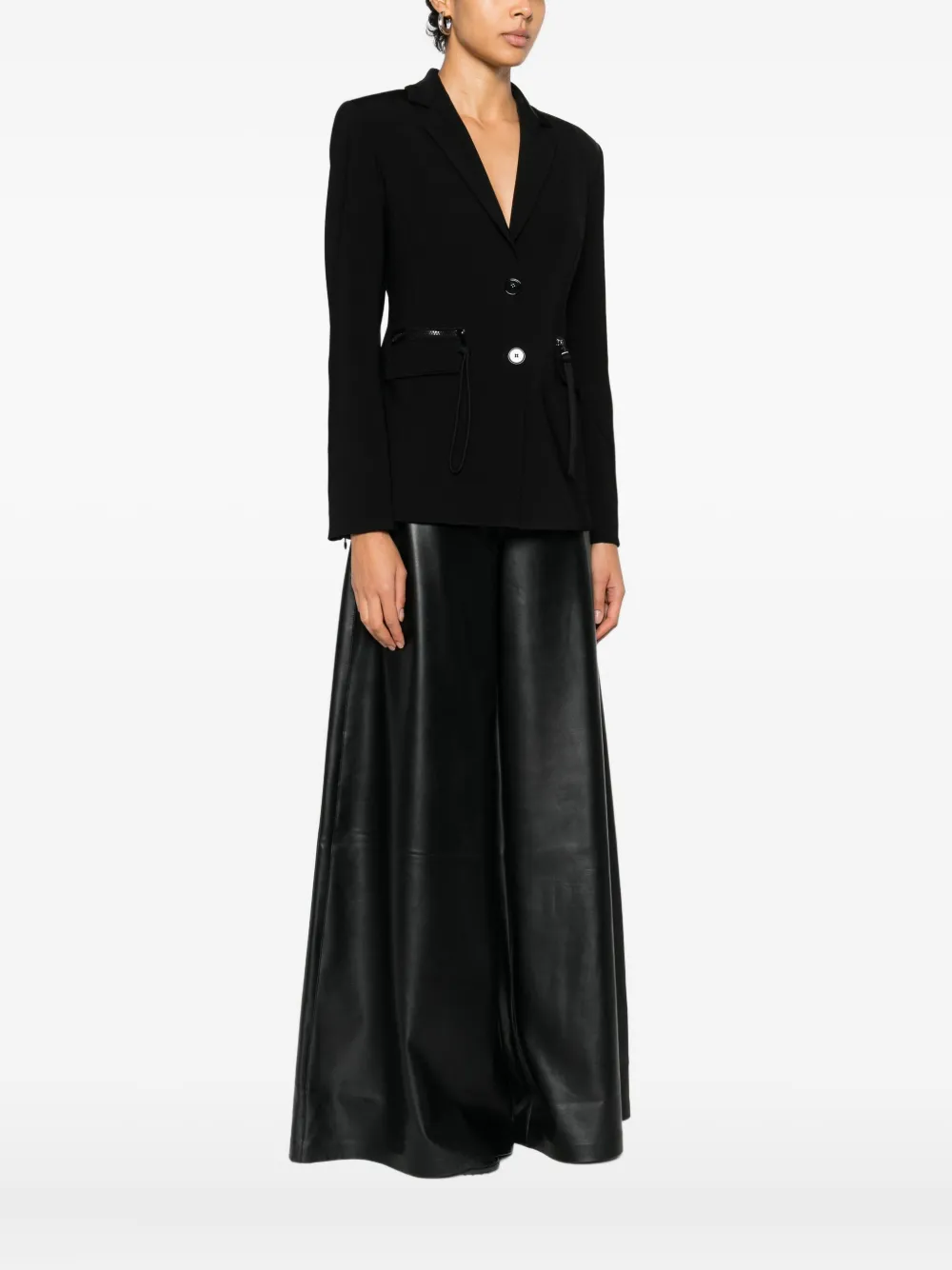 Pinko Faustina Zip-pocket Blazer In Multi