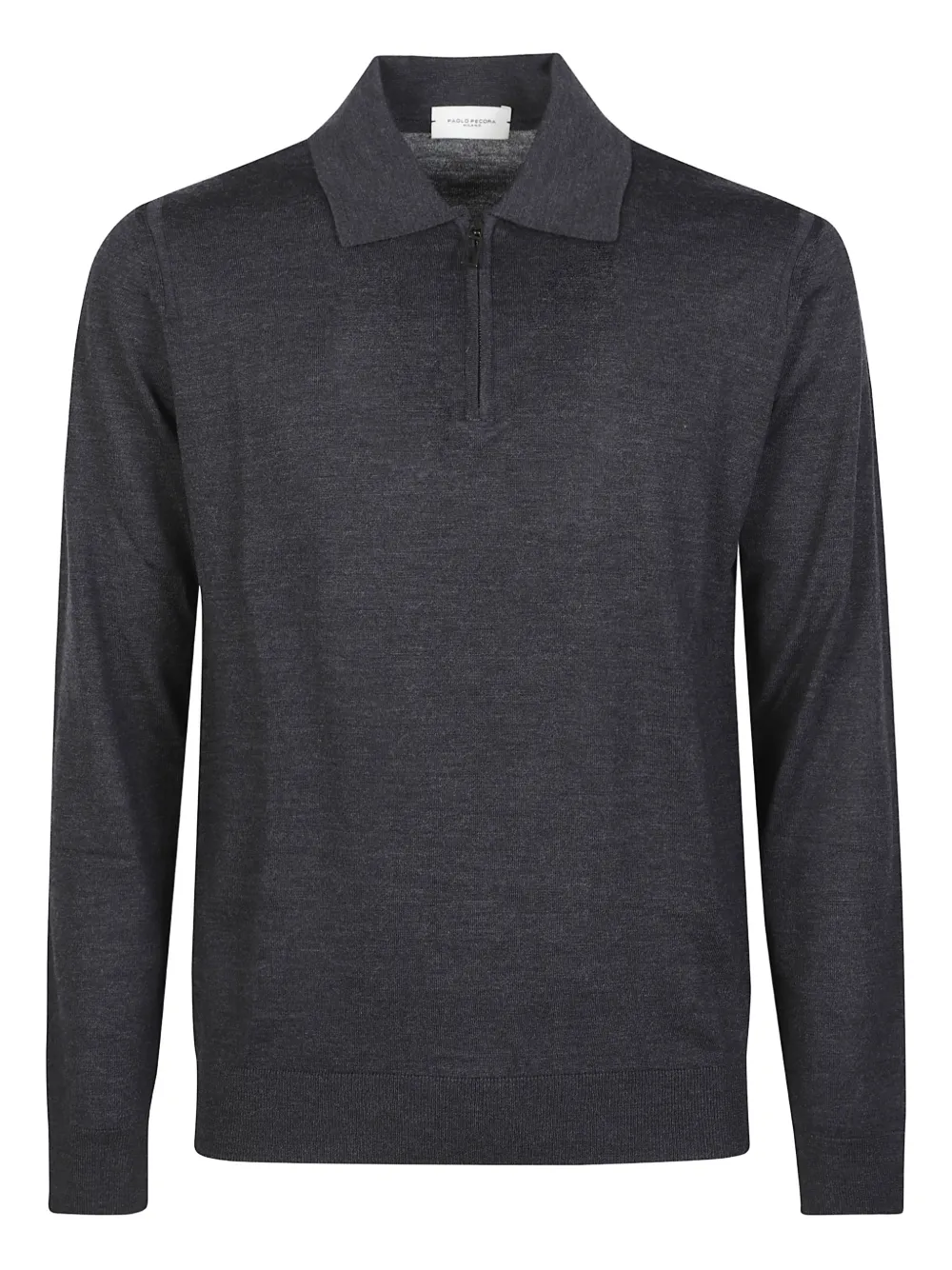 Paolo Pecora zip polo shirt - Grigio