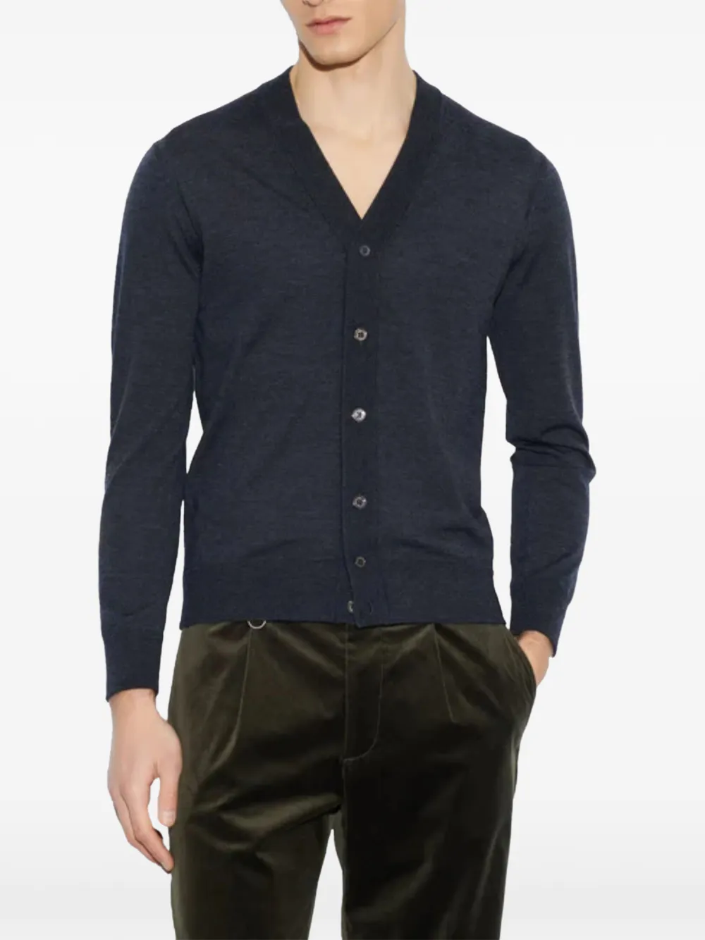 Paolo Pecora V-neck buttoned cardigan | Cardigans | Image 2