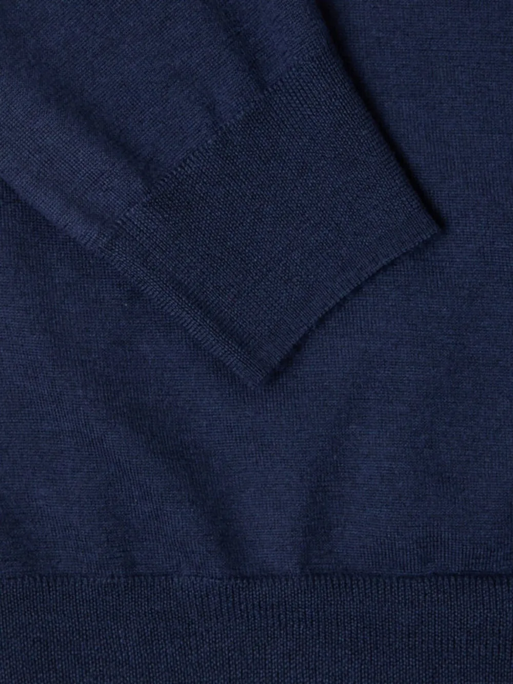 Paolo Pecora Long-sleeved Knitted Polo Shirt In Blue
