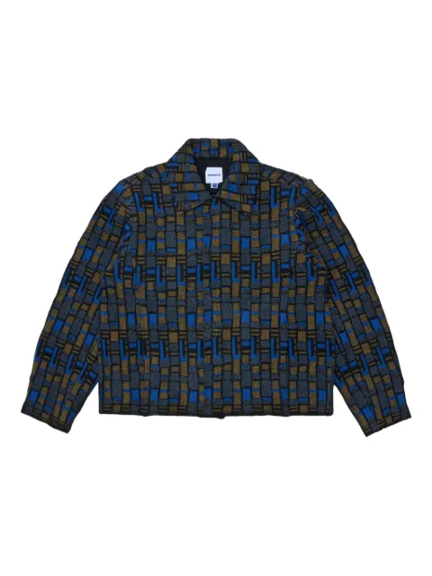 Ader Error spread-collar knit jacket