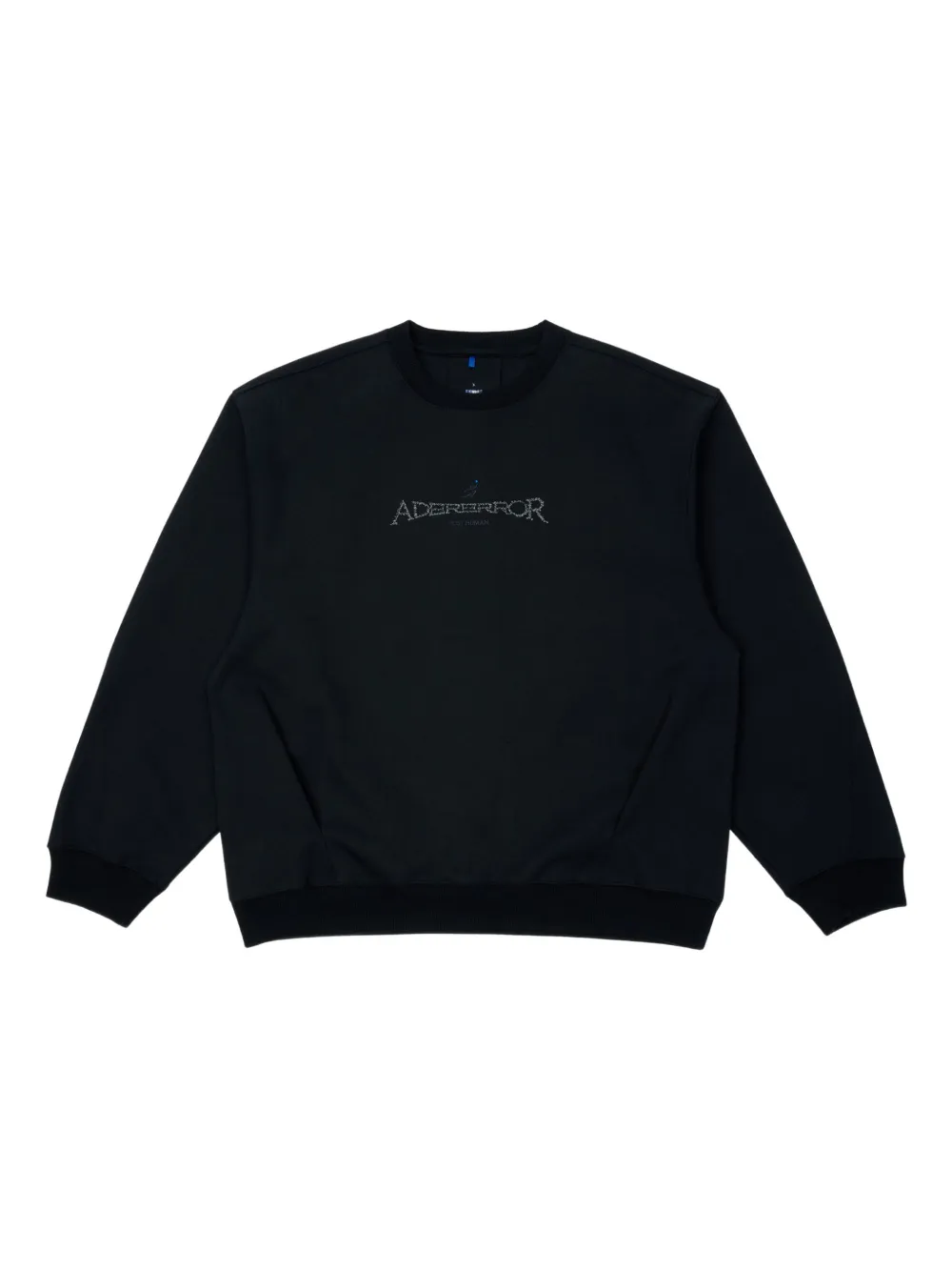 Ader Error logo crewneck sweatshirt | Black | Image 1