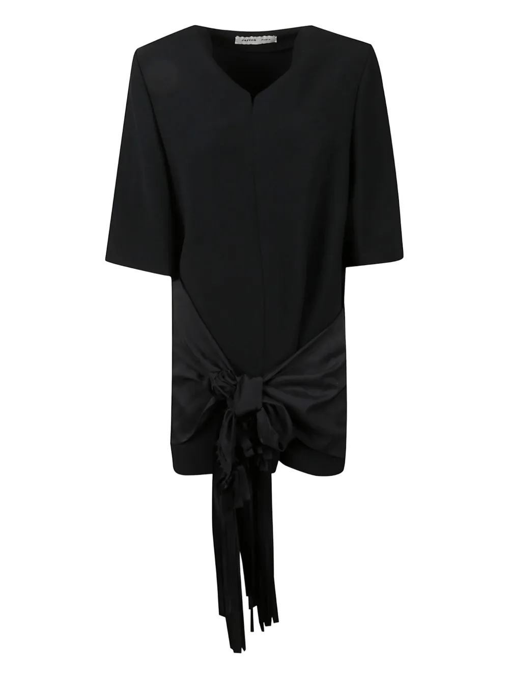 Carven Dress With Bow In Black