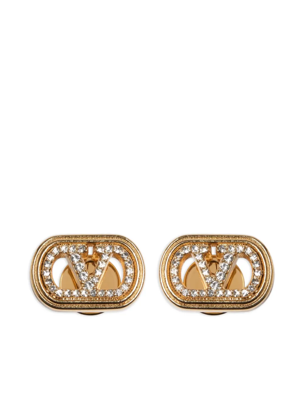 Valentino Garavani Vlogo earrings - Gold
