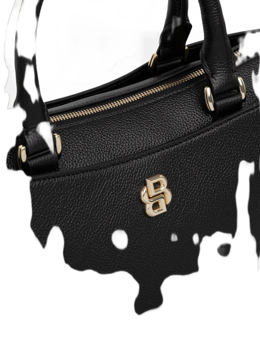 Hugo Boss Top-handle Logo-detail Laptop Bag In Black