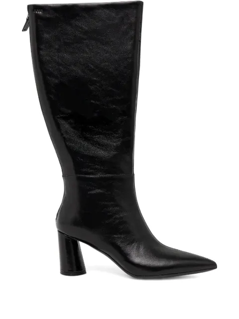 BOSS pointed knee-high boots