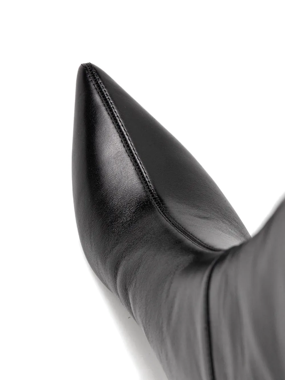 BOSS Knielaarzen met puntige neus Zwart