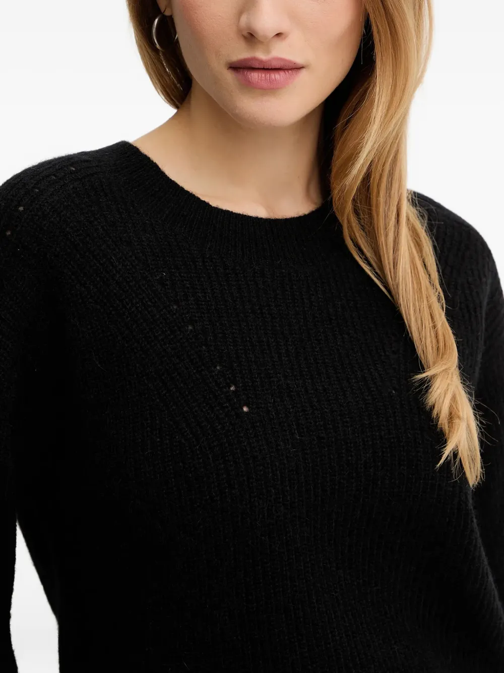 BOSS Trui met ronde hals Zwart