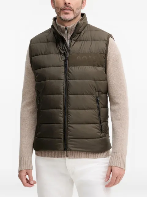 BOSS zip-up quilted gilet