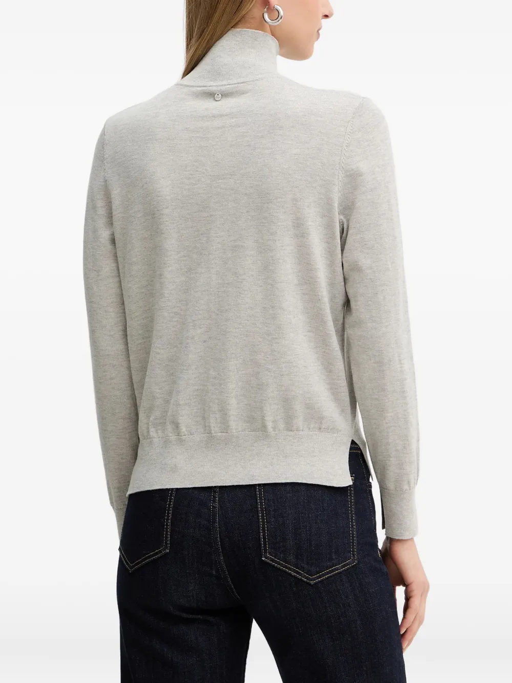 Hugo Boss Turtleneck Sweater In Gold