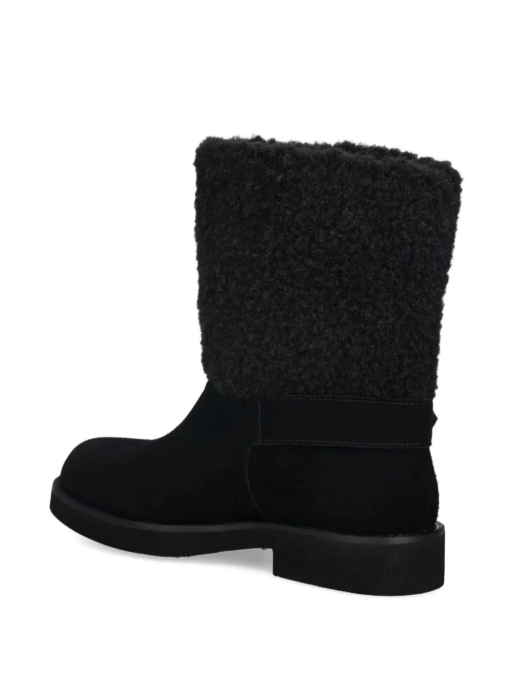 BOSS Laarzen met gespdetail Zwart