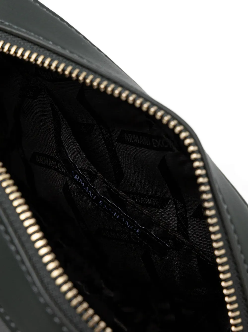 logo-embossed cross body bag