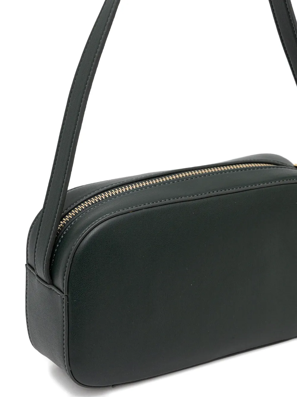 logo-embossed cross body bag